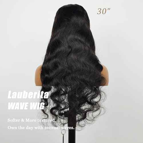 26 Inch 5x5 HD Lace Closure Wigs Human Hair Glueless Wigs Pre Plucked Pre Cut for Beginners 180% Density Body Wave Lace Front Wigs Human Hair Glueless Wear and Go