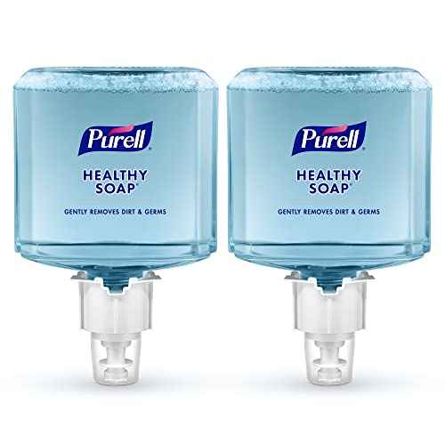 PURELL Brand HEALTHY SOAP Foam, Fresh Scent, 1200 mL Refill for PURELL ES6 Automatic Soap Dispenser (Pack of 2) - 6477-02 - Manufactured by GOJO, Inc.
