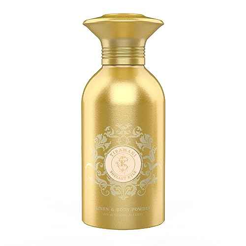 Talc-Free Body Powder for Women for Daily Use and After Bath with Fragrant Dusting Powder - Tiramani 365 g (Puff not Included)