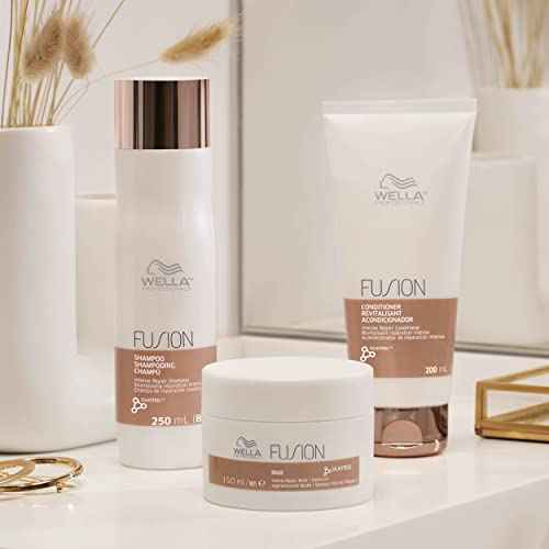 Wella Professionals Fusion Intense Repair Mask for Damaged Hair | Repairs, Strengthens & Protects Against Breakage for Smooth, Silky Hair | 5.07 Fl Oz