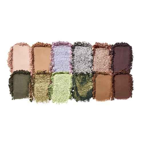 r.e.m. beauty by Ariana Grande Wicked: For Good | Ozian Forest Eyeshadow Palette | Highly Pigmented, Blendable Eye Shadows | Mix of Matte, Duo-Chrome, Shimmer and Glitter Formulas | 12 Shades