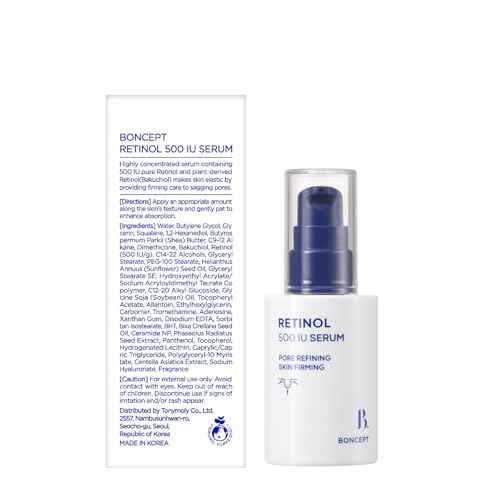 Retinol 500IU Serum 1.01 fl.oz / 30 ml | Gentle & Lightweight Anti-Aging Korean Beauty