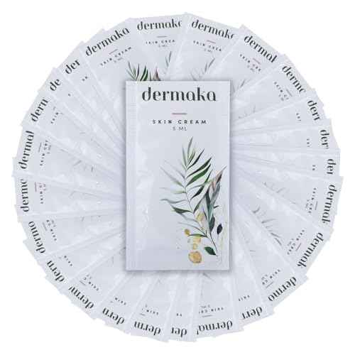 Dermaka Skin Repair Cream 25 Packets (5 ml) ? Reduces Bruising & Swelling on Thin Skin ? Soothing, Hydrating Cream with Arnica Montana & Vitamins A & E ? Non-Greasy Formula for Face & Body