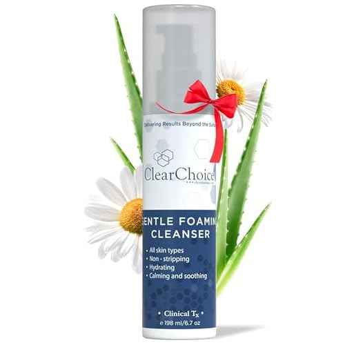 Clear Choice Gentle Foaming Cleanser 6.7oz ? Soap-Free, SLS-Free Face Wash for Sensitive, Acne-Prone Skin ? Restores pH Balance, Removes Makeup, Ideal for Post-Peel and Post-Laser Care