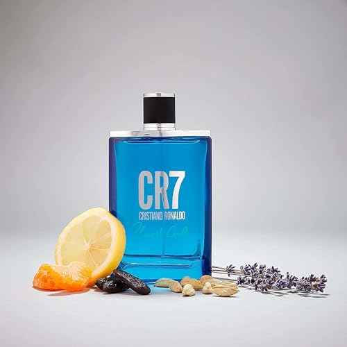 CR7 Play It Cool Cristiano Ronaldo - Eau De Toilette Cologne Scent for Men - With Mandarin, Bergamot, Lavender, and Musk - From Cristiano Ronaldo's Original Men's Fragrance Collection - 3.4 oz