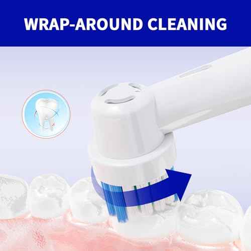 16 Pack Replacement Heads Compatible with Oral B Braun Electric Toothbrush Pro 1000/9000/ 5000/3000/8000
