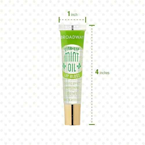 Ruby Kisses Broadway Vita-Lip Tinted & Clear Lip Gloss (10 Pack) Ultra-Hydrating & Soothing Formula, High-Shine Non-Sticky Lip Balm with Mint, Rosehip, Coconut, Mango, Argan, Vitamin E, Honey, Shea