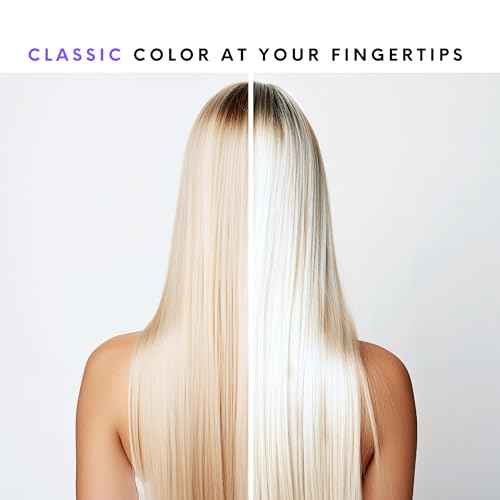 Watercolors Semi Permanent Color Depositing Shampoo. Sulfate & Paraben Free to Maintain & Enhance Hair Color VIOLET WASHE LITER