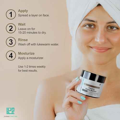 JUMAN Dead Sea Minerals Facial Care Set | For All Skin Types | Mask Set with Essential Oils & Plant Extracts | Nourishes, Protects & Restores | SLS & Paraben Free | Vegan | Pack of 3
