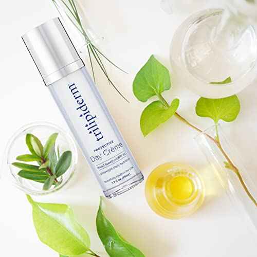 Trilipiderm Protective Day Cr?me, Broad Spectrum SPF 30 ? 2-PACK ? Lightweight, Fast-Absorbing Moisturizing Sunscreen, TSA-Friendly 1.7 Ounce Airless Pump Bottles