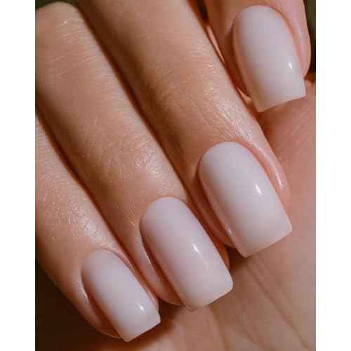 Vishine 48 PCS Gel Polish Set, 45 Jelly Nude Pink Gel Nail Polish Set All Season Neutral Sheer Milky White Gel Nail Polish Set with Gel Base and Matte Glossy Top Coat Manicure Salon at Home