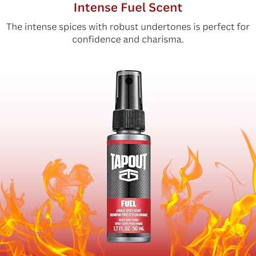 TAPOUT Body Spray for Men 5 Piece Set 1.5 Fl Oz