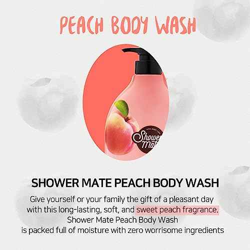 Natural Body Wash 42.3 fl oz, 1.2 kg (Peach)