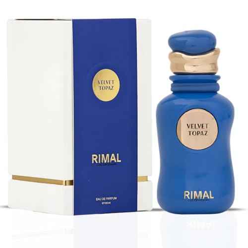 Velvet Topaz Long Lasting Arabian Perfumes for Women ? Eau de Parfum Spray 100ML (3.4 OZ) ? A Sophisticated Blend of Citrus, Spice & Woody Notes ? Ladies Perfume & Premium Gift for Women