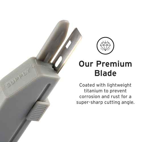 SUPPLY Ultra Premium Single Edge Razor Blades (Platinum)