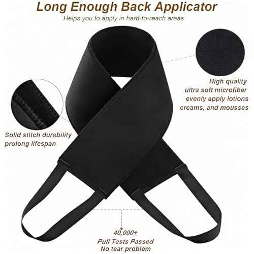 3 in 1 Self Tanning Mitts Self Tanner Mitt Tanning Glove Self Tan Mitt Back Self Tanning Brush for Self Tanner Brush Self Tanner Back Applicator Back Tanning Applicator