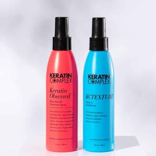 Keratin Complex - Blow Dry Essential Curl Kit - Keratin Obsessed, 5 fl oz + KCTEXTURE Leave-In Conditioner, 5 fl oz