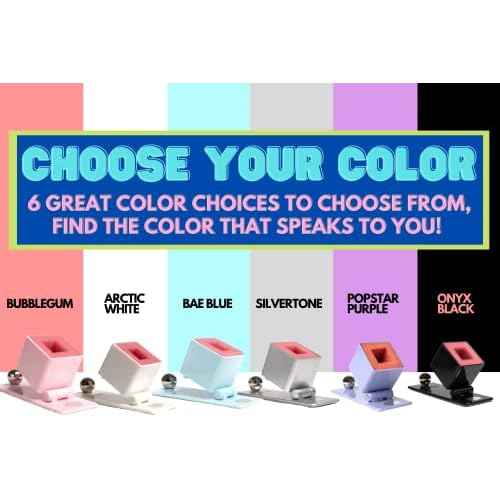 Nail Polish Holder - Anti-Spill Nail Polish Organizer Case-Nail Care Products with Rubber Pad Grippy Bottom & Wide Stable Base-Nail Polish Holder and Organizer for Mani/Pedi, Nail Art Tools (Purple)