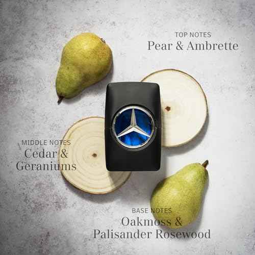 Mercedes Benz Man - Elegant Fragrance Set With Sensual, Floral, Woody Notes - Mesmerize The Senses With Original Luxury Men¡¯s Fragrance Gift Set - Endless Day Through Night Scent Payoff - 3 Pc