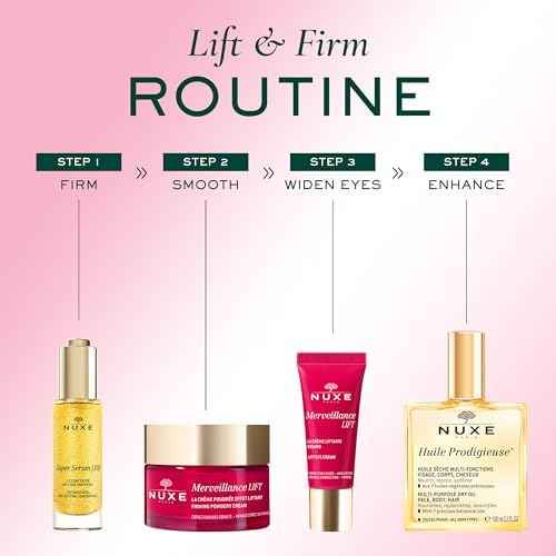 Nuxe Merveillance Lift Eye Cream Firming & Lifting Anti-Aging Treatment for Wrinkles, Puffiness & Bags, 0.51 Fl Oz