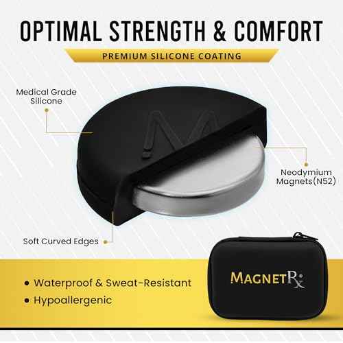 MagnetRX¢ç Cauliflower Ear Magnets ? 8 Multi?Size Magnets & Spacer with Case ? Compression Ear Magnet for Cauliflower Draining, Pressure Earring for Keloids, BJJ, Wrestling & MMA Treatment & Prevention