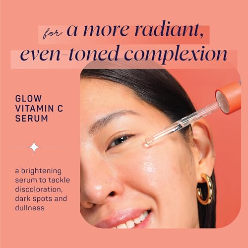 Spa Life Face Serum: GLOW Vitamin C & Radiating Daily Serum 100 ml (3.7 oz) - Targets Dark Spots, Fine Lines, Uneven Tone & Signs of Aging, Firming, Plumping & Radiance Boosting