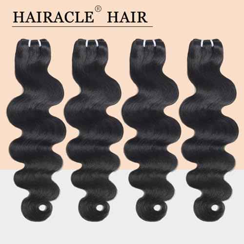 Human Hair Bundles Body Wave 14 16 18 20 Inch 12A Brazilian Hair Body Wave Bundles 100% Unprocessed Virgin Hair Natural Color for Black Women
