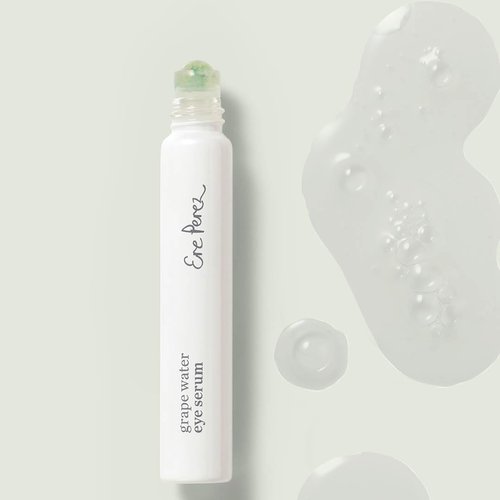 Ere Perez - Grape Water Eye Serum | Decongest, De-Puff, Tone Eye Area | Visibly Smooths + Softens Fine Lines | Peptides, Amino Acids | Vegan, Cruelty-Free, Clean Beauty (0.3 fl oz | 8 mL)