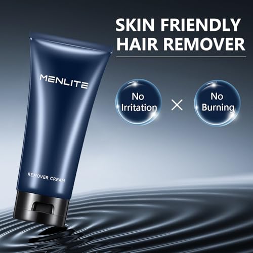 Hair Remover Body Cream, Quick and Easy Skin Friendly Hair Remover for Men & Women, Suitable for Arms Legs Chest and Public Area, Painless, Soothing(Grey, 3.38 Fl Oz (Pack of 1))