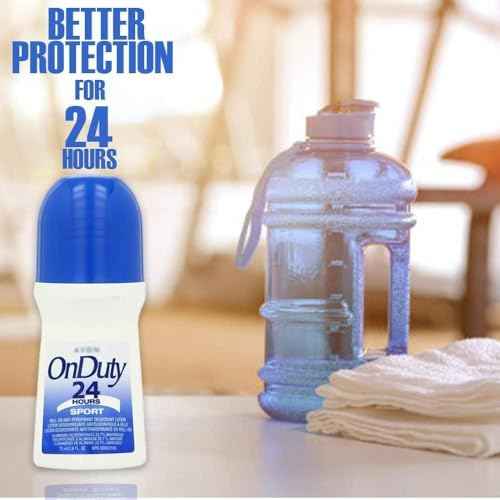 On Duty 24 Hours Sport Roll-on ? Long-lasting Antiperspirant Protection ? Fresh Scent ? 2.6 oz (Pack of 5)