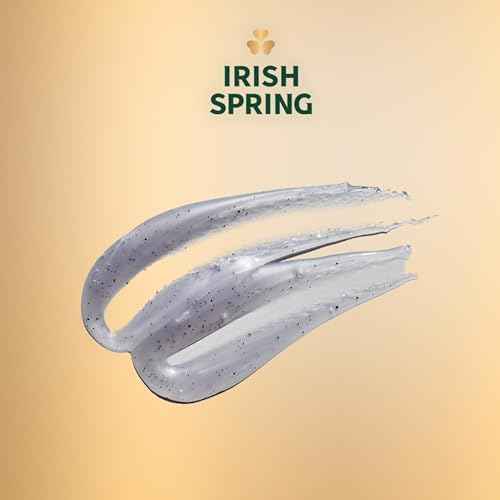 Irish Spring Men's Body Wash Shower Gel, Charcoal Refresh, 20 Fl Oz (Pack of 4)