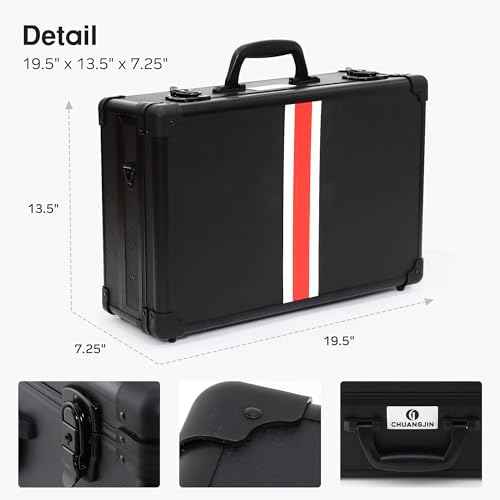Large Barber Carrying Case, Hairdresser Tool Box Organizer Traveling Case, Portable Travel Barber Suitcase for Hair Stylist Pet Groomer Beauty Salon Makeup Artist