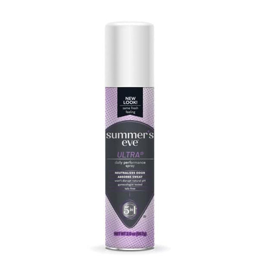 Summer's Eve Ultra Daily Active Feminine Spray, pH balanced, 2 Oz (Pack of 5)