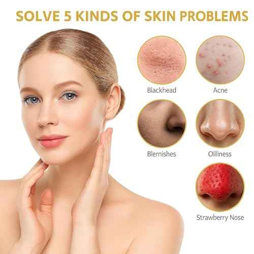 24K Gold Peel Off Mask,Collagen Face Mask, Hydrating Overnight Hydrogel Mask,Gentle Skin Care, Pore Minimizing, Elasticity Improvement