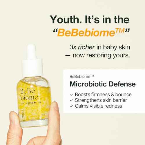 NDP Microbiome Ampoule Serum | Bebebiome Postbiotics for Antiaging, Youth Activating, Beta-Carotene, Wrinkle Care, Korean Skincare (30ml / 1.01 Fl oz)