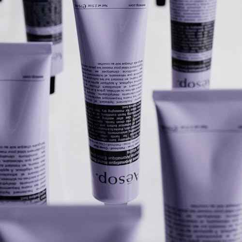 Aesop Eleos Aromatique Travel Size Hand Balm | Shea Butter and Coconut Oil to Nourish Dry, Cracked Hands | Lotion Made with Skin-Calming Essential Oils | 2.4 oz / 75 mL (Pack of 2)