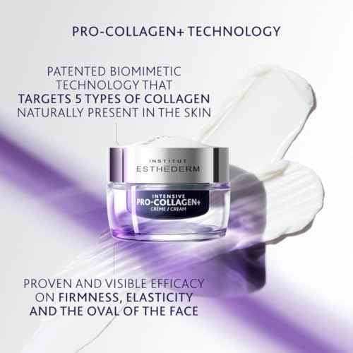 Institut Esthederm - Pro-Collagen+ Cream - Face & Neck - Targets Lack of Firmness & Skin Sagging - Redefines Facial Contours