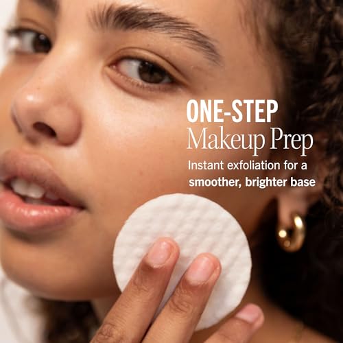 First Aid Beauty - Facial Radiance Pads with Glycolic & Lactic Acids, Daily Exfoliating Pads with AHA, Visibly Smaller Pores, Help Tone & Brighten Skin, One-Step Makeup Prep, Compostable, 28, 3ct