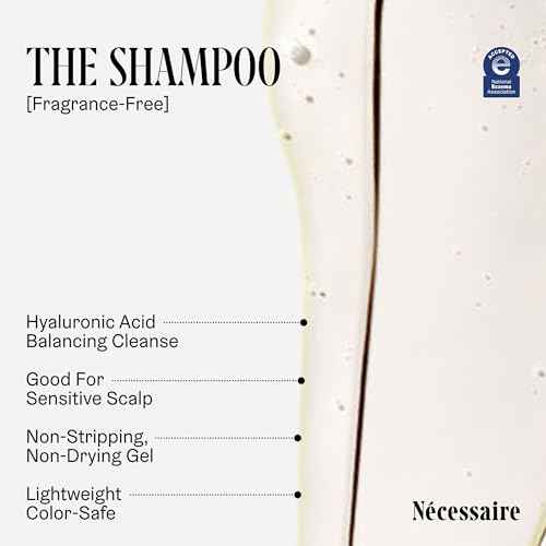 N?cessaire The Shampoo. Hyaluronic Acid + Vitamin B Complex Shampoo for Women & Men.