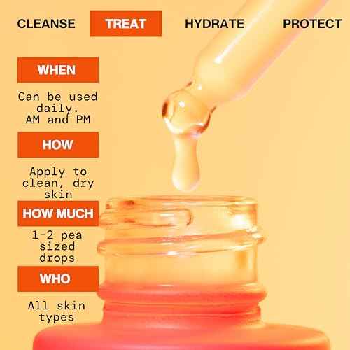 Pacifica Glow Baby Booster Mini Face Serum, Vitamin C & Glycolic Acid For Brightening Dull Skin, Fragrance-Free, Vegan & Cruelty-Free, .5 Fl Oz