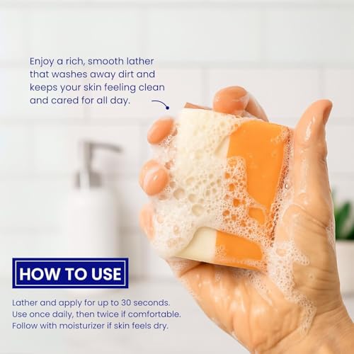 Glutathione Soap Bars ? Holidays Deep Cleansing & Hydrating Soap for Smooth, Refreshed Skin ? Gentle Exfoliating Formula for Face & Body ? 150g x 3 Bars