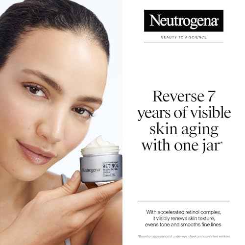 Neutrogena Rapid Wrinkle Repair Retinol Face Moisturizer, Fragrance Free, Anti-Aging Face Cream with Retinol & Hyaluronic Acid, 1.7 oz + Trial Size Hydro Boost Facial Cleanser, 0.5 fl. oz