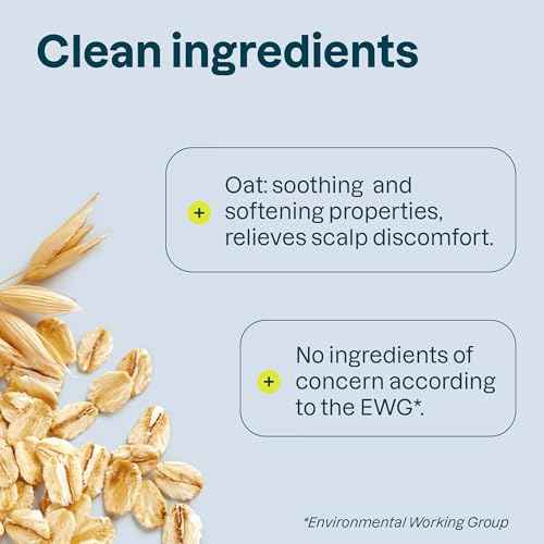 ATTITUDE Hair Shampoo for Sensitive Dry Scalp, EWG Verified, Soothing Oat, For Thin Hair, Naturally Derived Ingredients, Vegan and Plant-Based, Volume and Shine, Unscented, 32 Fl Oz (Pack of 6)