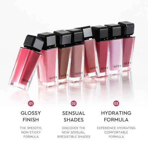 HERA Sensual Nude Lip Gloss #415 BROWNIE BOY - FELIX Picked [Featured on JUST MAKEUP] | Volumizing Sheer & Glossy Finish, Non-sticky, Moisturizing and Hydrating, Korean Makeup, 0.17 oz. (5g)
