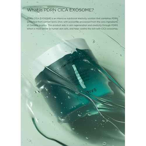FINDIVE OFFICIAL PDRN CICA Exosome Serum in Mask, PDRN (Sodium DNA) 5,000ppm, Cica Exosome 1,000ppm, Marin Collagen, Soothes, Regenerates Skin, Korean Skincare 6.76fl.oz