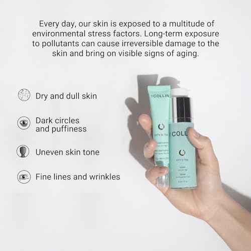 G.M. COLLIN City D-Tox Serum | Urban Face Serum | Hydrates & Visibly Reduces Fine Lines & Revitalizes Dull Skin | Restores Skin Comfort