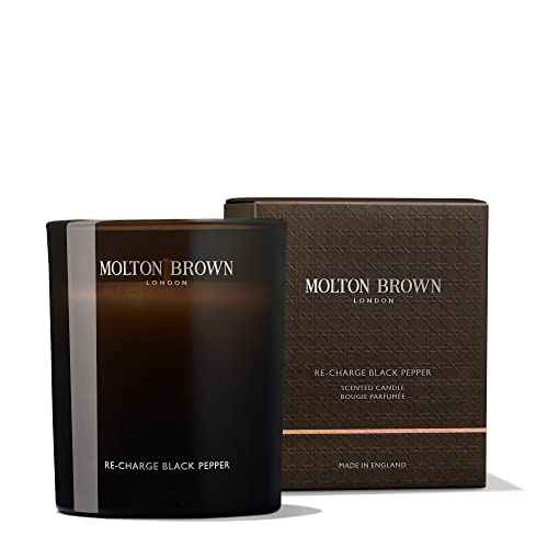 Molton Brown Re-Charge Black Pepper Signature Scented Single Wick Candle 6.07 oz.