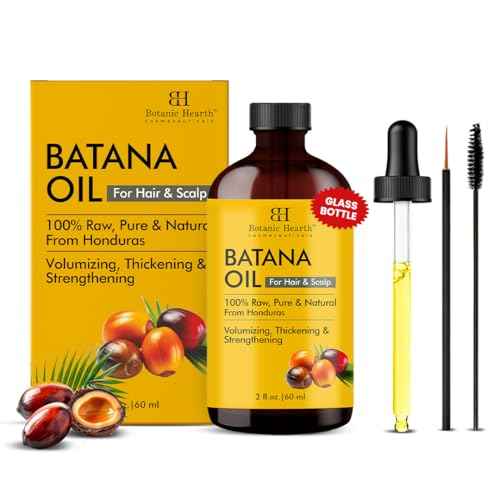 Botanic Hearth 100% Pure Rosemary Batana Oil For Hair Growth | Infused with Batana, Kemel Oil |Hair Oil Repairs Dry Damaged Hair, Strengthening, Healthier - Hair Tonic, 2 fl oz
