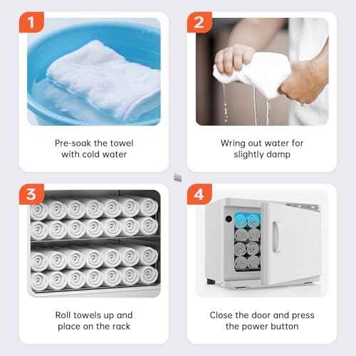 Hot Towel Warmer for Spa,2-in-1 Thermostatic Towel Heater,23L Large Capacity with Quick and All-Round Heating for Facial SPA,Beauty Salon,Esthetician and Bathroom