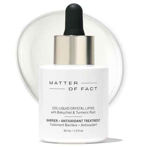 MATTER OF FACT Barrier + Antioxidant Treatment, Lipids, Bakuchiol & Squalane Oil Serum for Hydration and Skin Barrier Support, 30mL / 1.0 Fl Oz